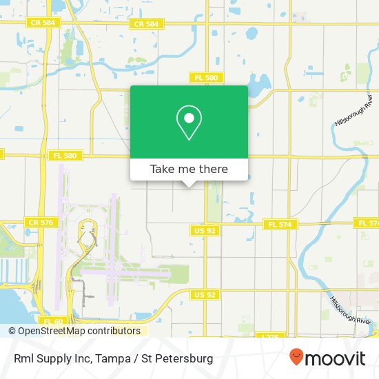 Rml Supply Inc map