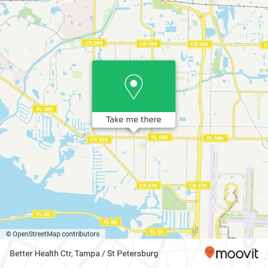 Mapa de Better Health Ctr