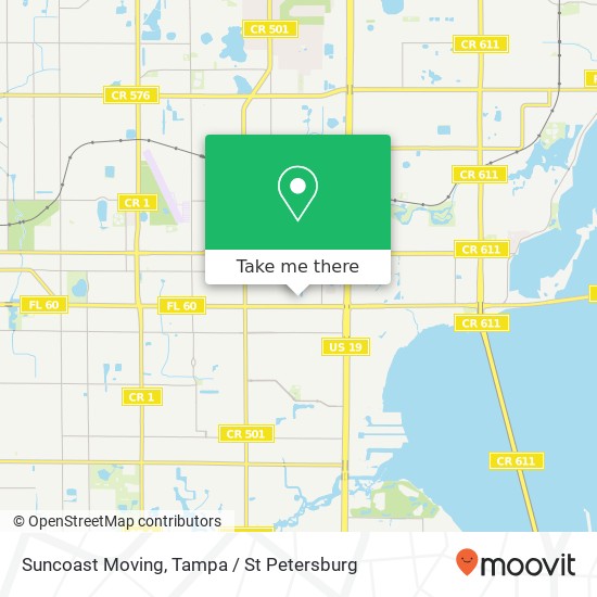 Mapa de Suncoast Moving