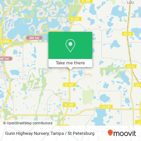 Gunn Highway Nursery map