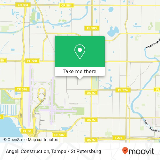 Angell Construction map