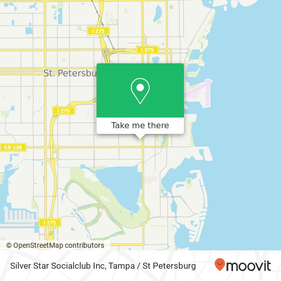 Mapa de Silver Star Socialclub Inc