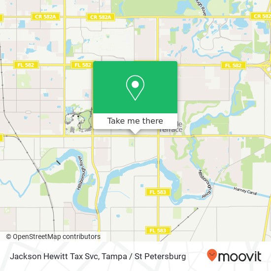 Mapa de Jackson Hewitt Tax Svc