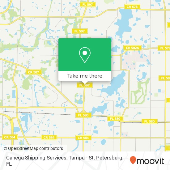 Canega Shipping Services map