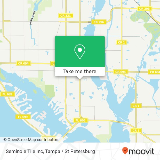 Mapa de Seminole Tile Inc