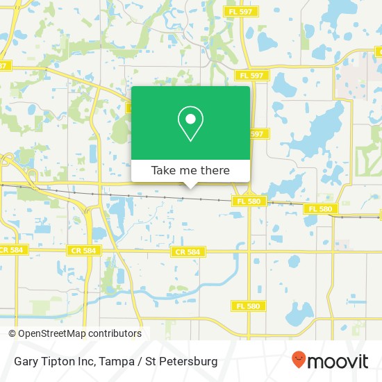 Mapa de Gary Tipton Inc