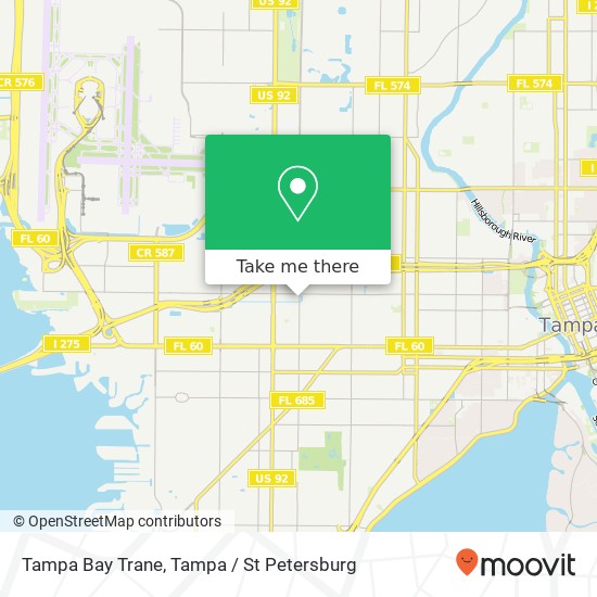 Tampa Bay Trane map