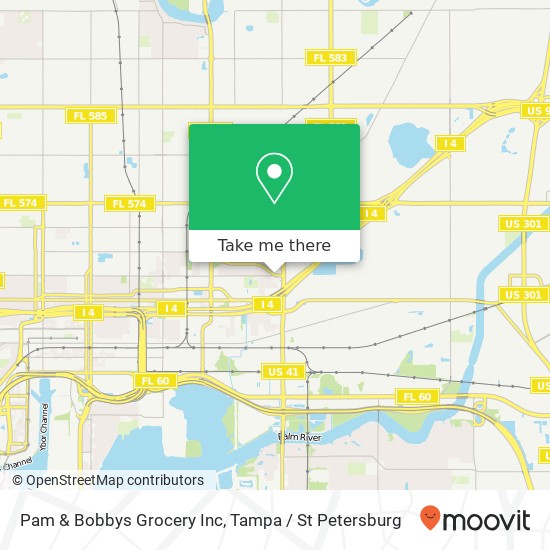 Pam & Bobbys Grocery Inc map