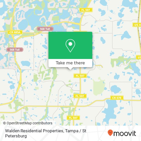 Mapa de Walden Residential Properties