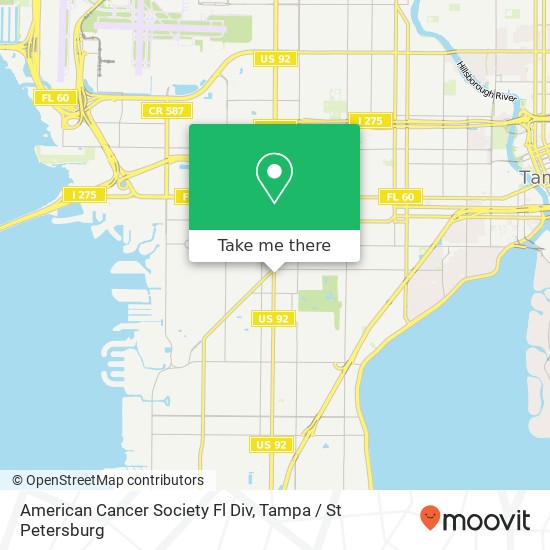 Mapa de American Cancer Society Fl Div