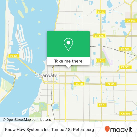 Know How Systems Inc map