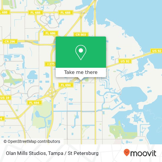 Mapa de Olan Mills Studios