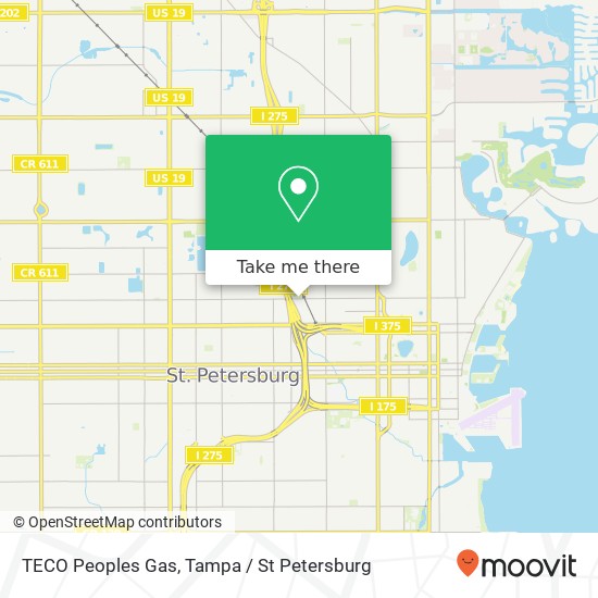 TECO Peoples Gas map