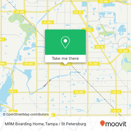 MRM Boarding Home map