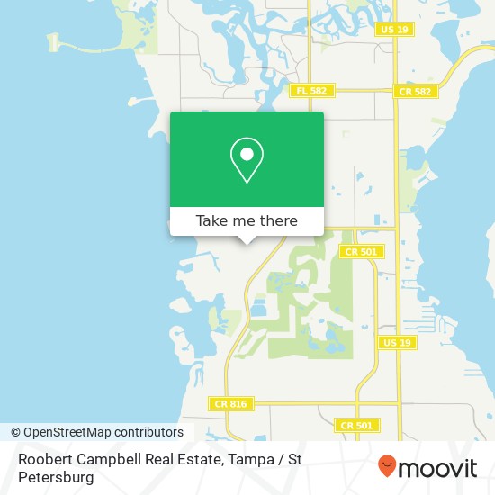 Mapa de Roobert Campbell Real Estate