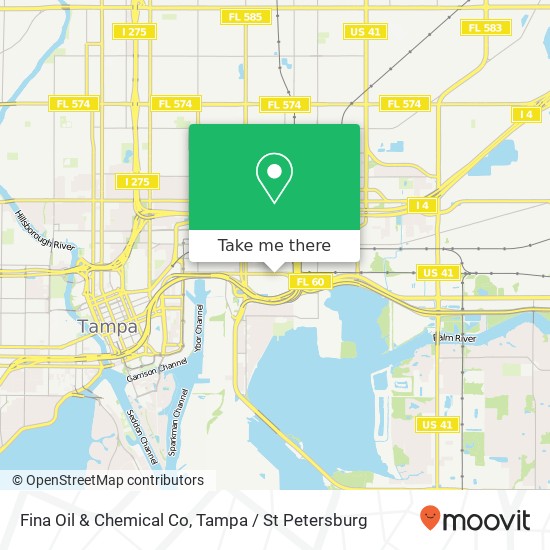 Mapa de Fina Oil & Chemical Co