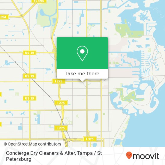 Mapa de Concierge Dry Cleaners & Alter