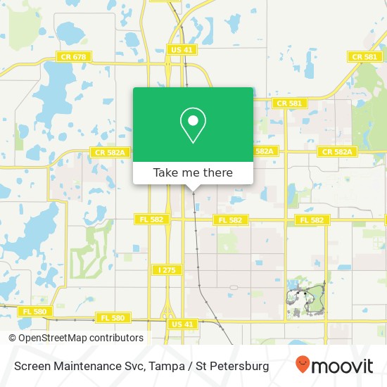 Screen Maintenance Svc map