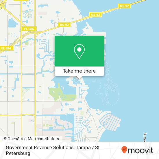 Government Revenue Solutions map