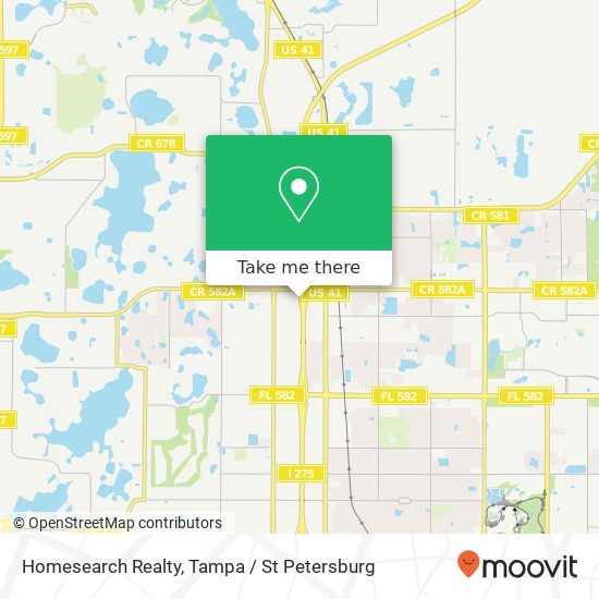 Mapa de Homesearch Realty