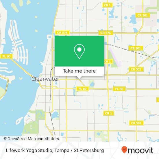 Lifework Yoga Studio map