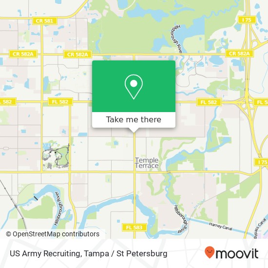 US Army Recruiting map