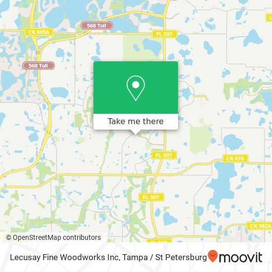 Lecusay Fine Woodworks Inc map