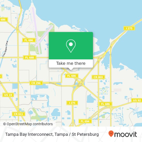 Tampa Bay Interconnect map