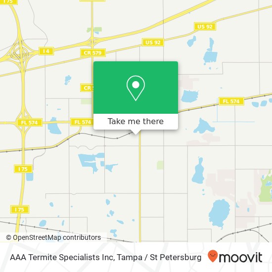 AAA Termite Specialists Inc map