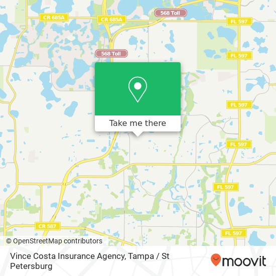 Mapa de Vince Costa Insurance Agency