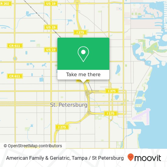 American Family & Geriatric map