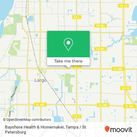 Bayshore Health & Homemaker map