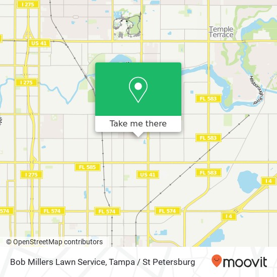 Mapa de Bob Millers Lawn Service