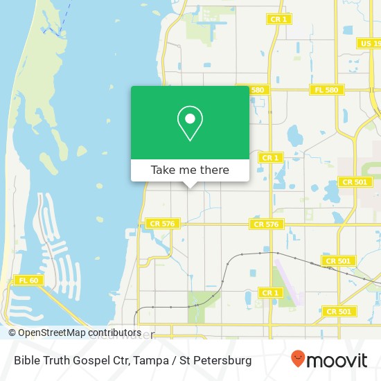 Mapa de Bible Truth Gospel Ctr