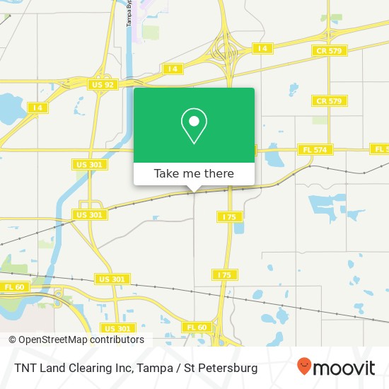 Mapa de TNT Land Clearing Inc