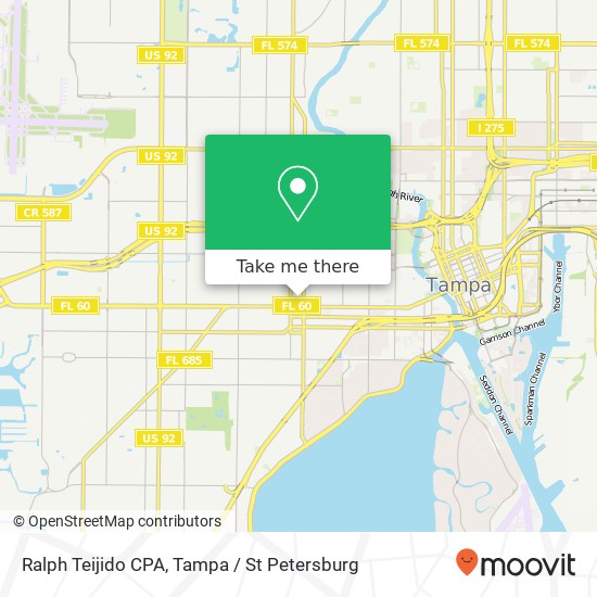 Ralph Teijido CPA map