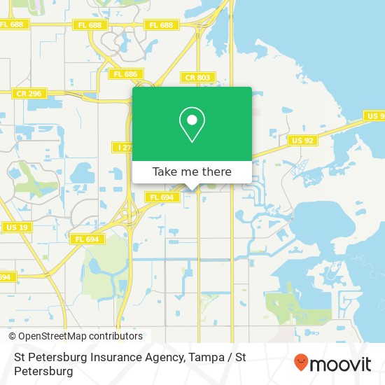 Mapa de St Petersburg Insurance Agency