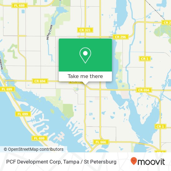 PCF Development Corp map