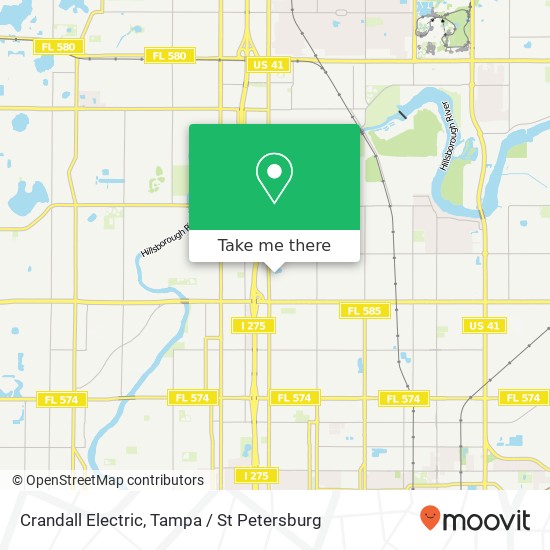 Crandall Electric map