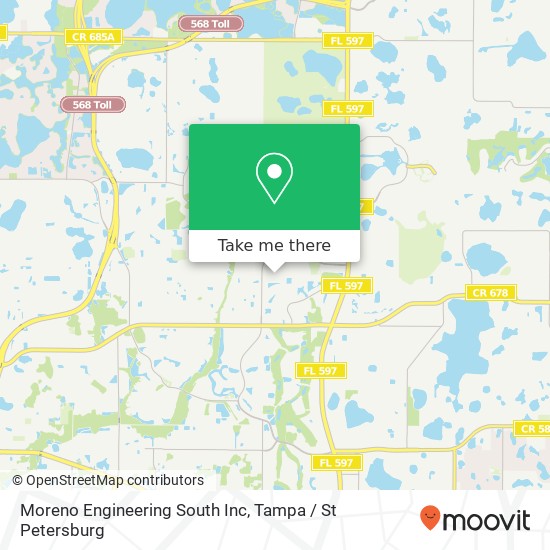 Mapa de Moreno Engineering South Inc