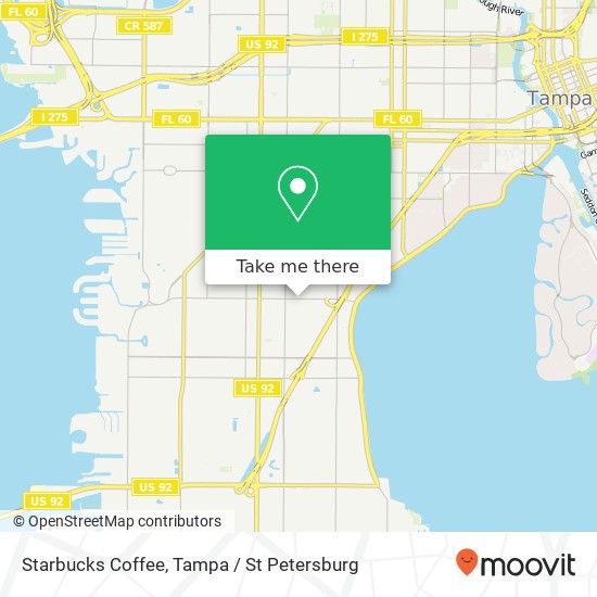 Starbucks Coffee map