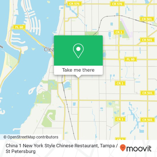 China 1 New York Style Chinese Restaurant map