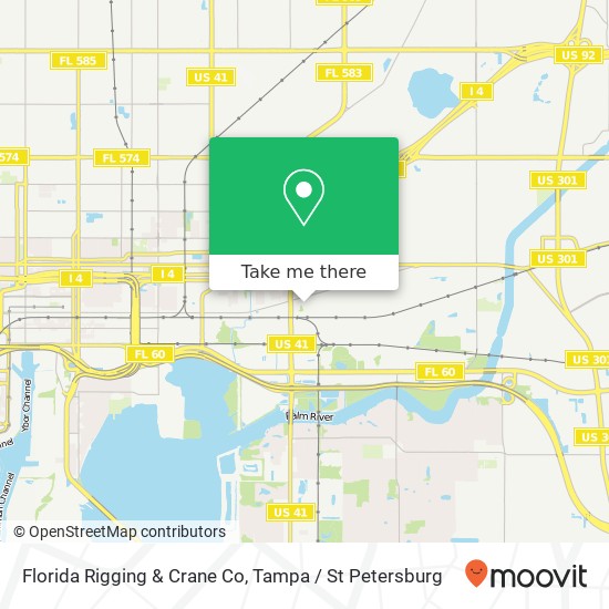 Mapa de Florida Rigging & Crane Co