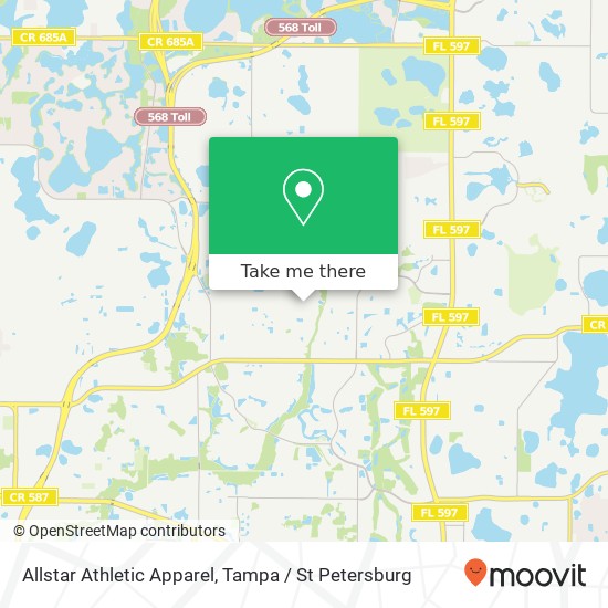 Allstar Athletic Apparel map