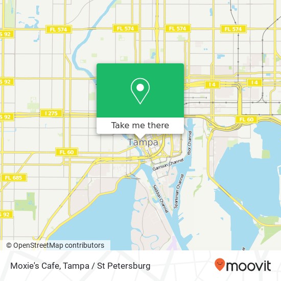 Moxie's Cafe map