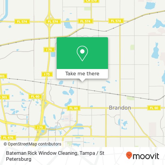 Bateman Rick Window Cleaning map