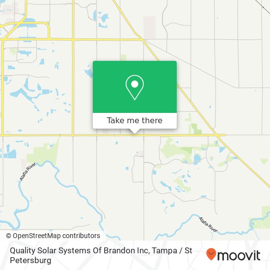 Quality Solar Systems Of Brandon Inc map