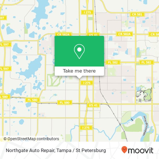 Northgate Auto Repair map