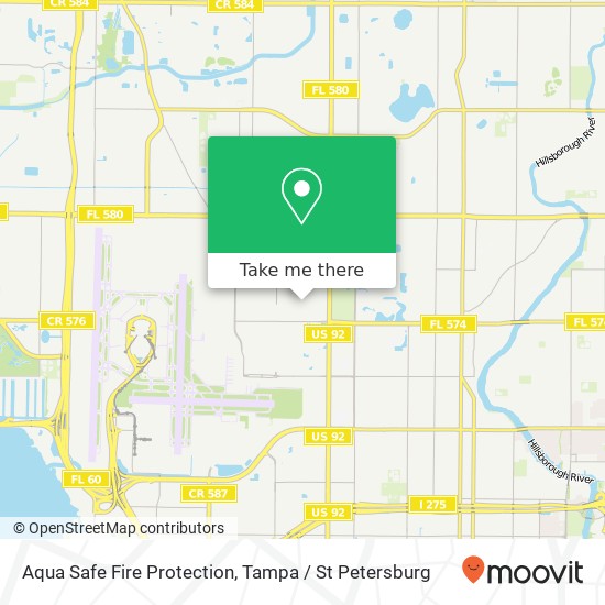 Aqua Safe Fire Protection map