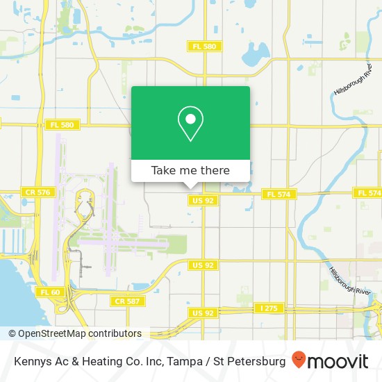 Mapa de Kennys Ac & Heating Co. Inc